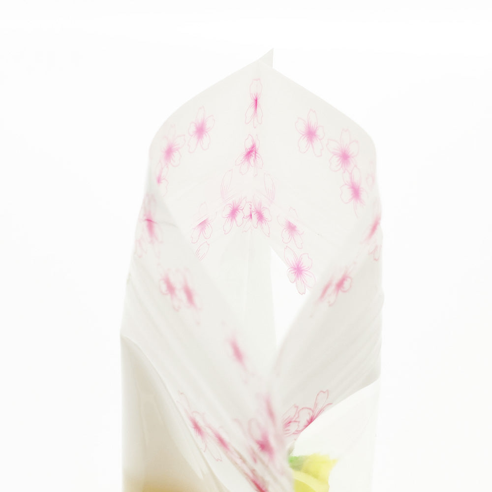 Glossy Floral White Polyethylene Zipper Seal Flat Bags with Glossy Floral White Polyethylene Zipper Seal Flat Bags with