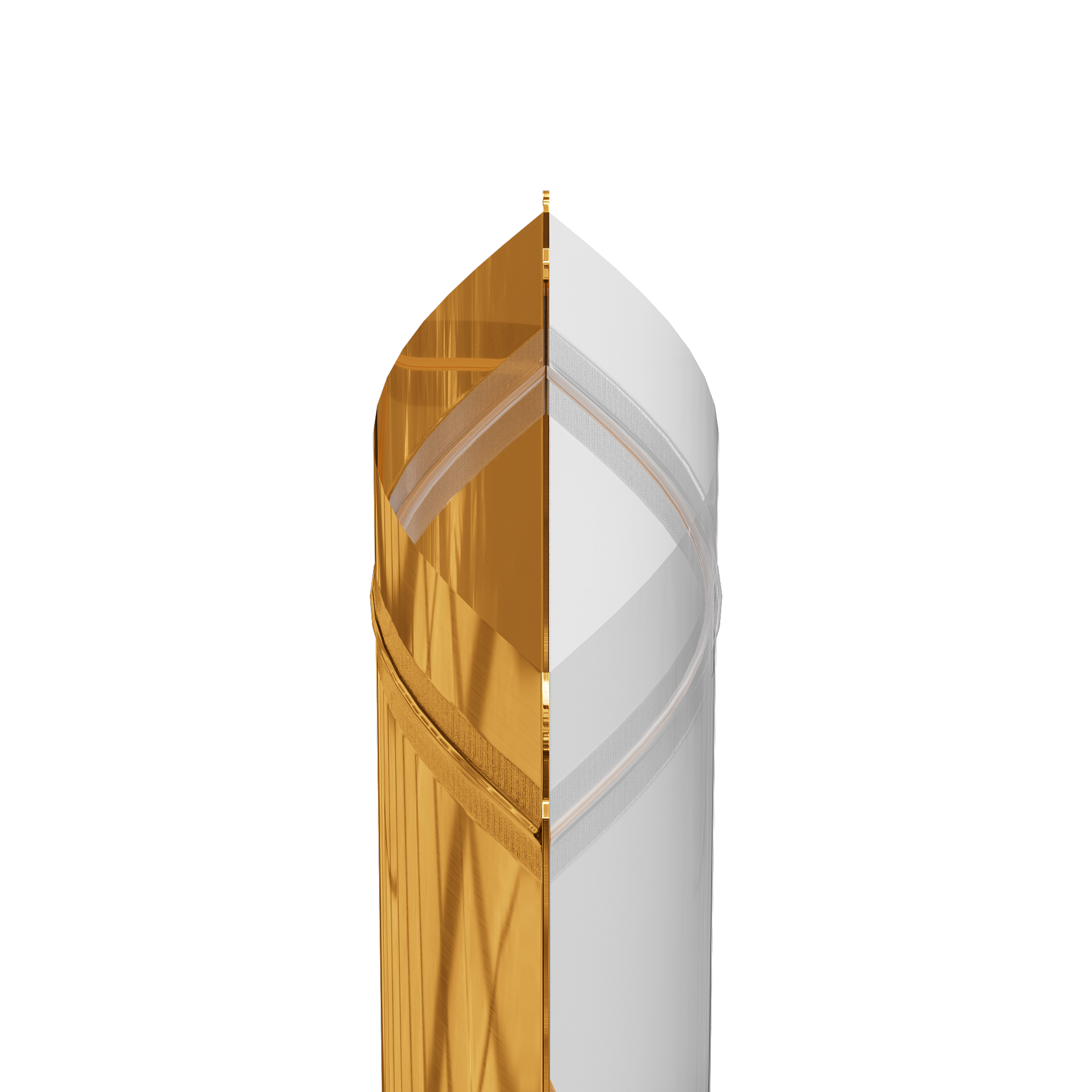 Glossy Half Gold Rush Metallic Mylar Foil Stand Strong Bags Glossy Half Gold Rush Metallic Mylar Foil Stand Strong Bags