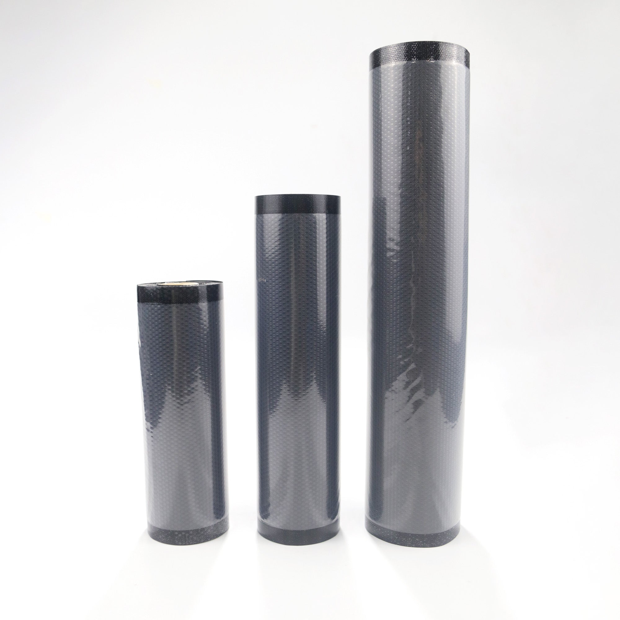 Glossy Half Mirror Black Polyethylene  Vacuum Seal Rolls