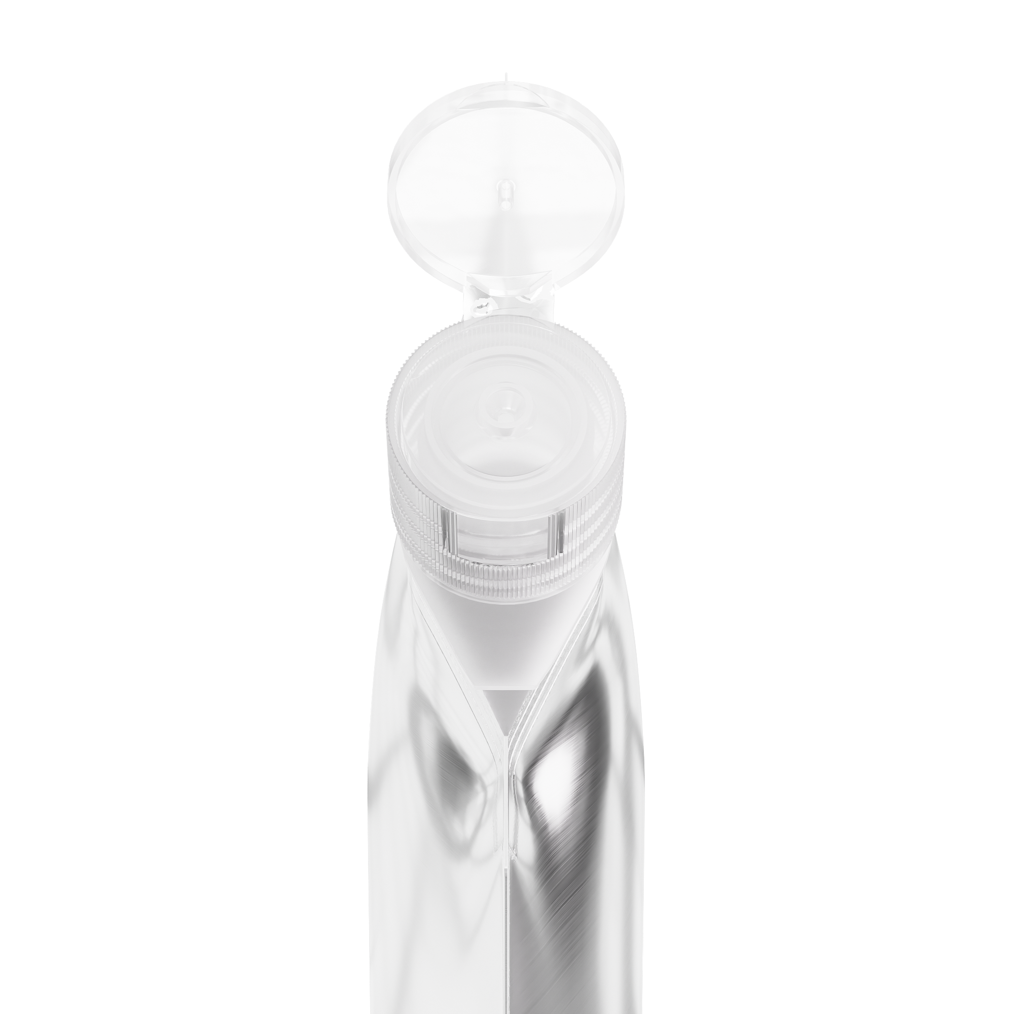 Glossy Iron Silver Stand Pouch with Corner Wide Mouth Flip Glossy Iron Silver Stand Pouch with Corner Wide Mouth Flip