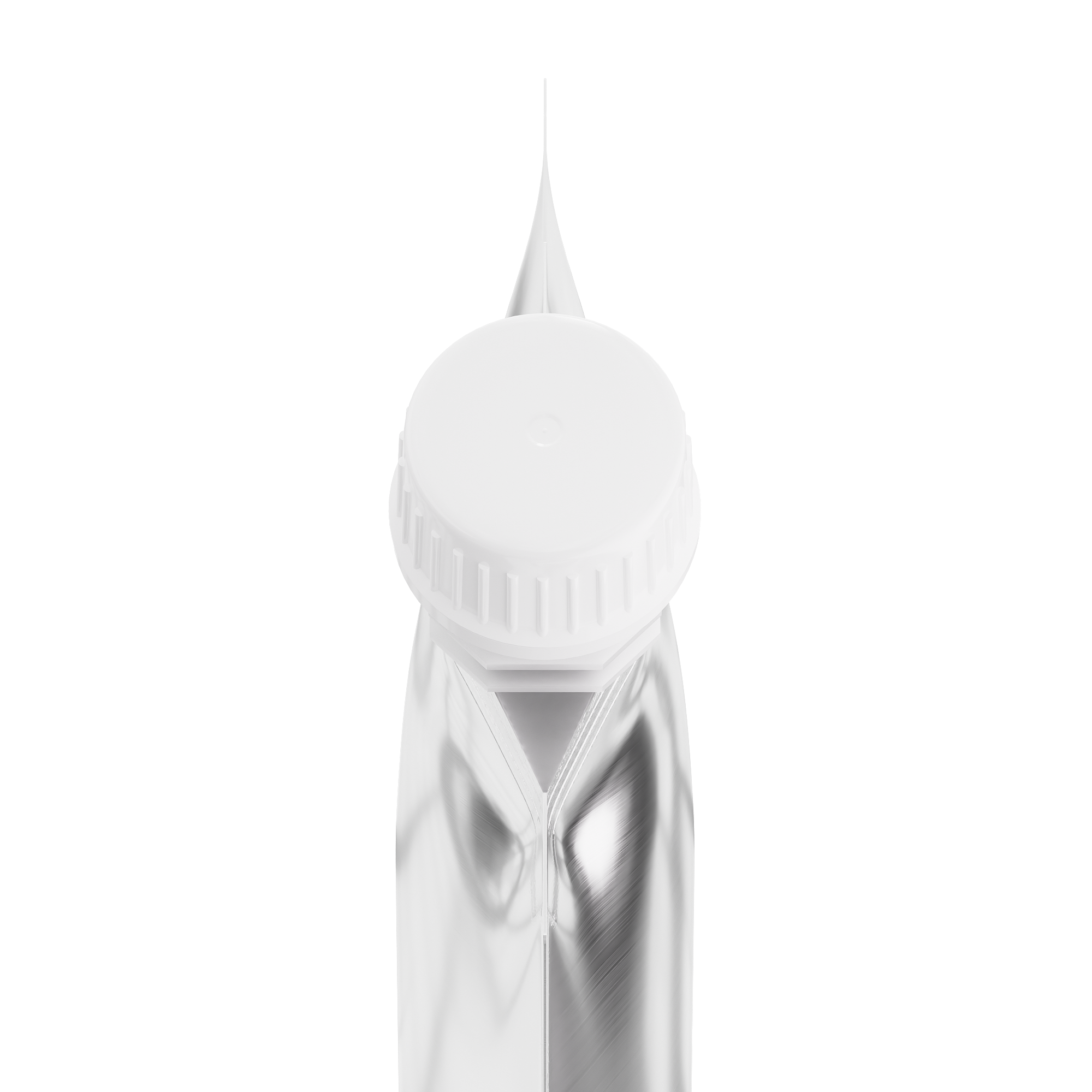Glossy Iron Silver Stand Pouch with Corner Wide Mouth Twist Glossy Iron Silver Stand Pouch with Corner Wide Mouth Twist