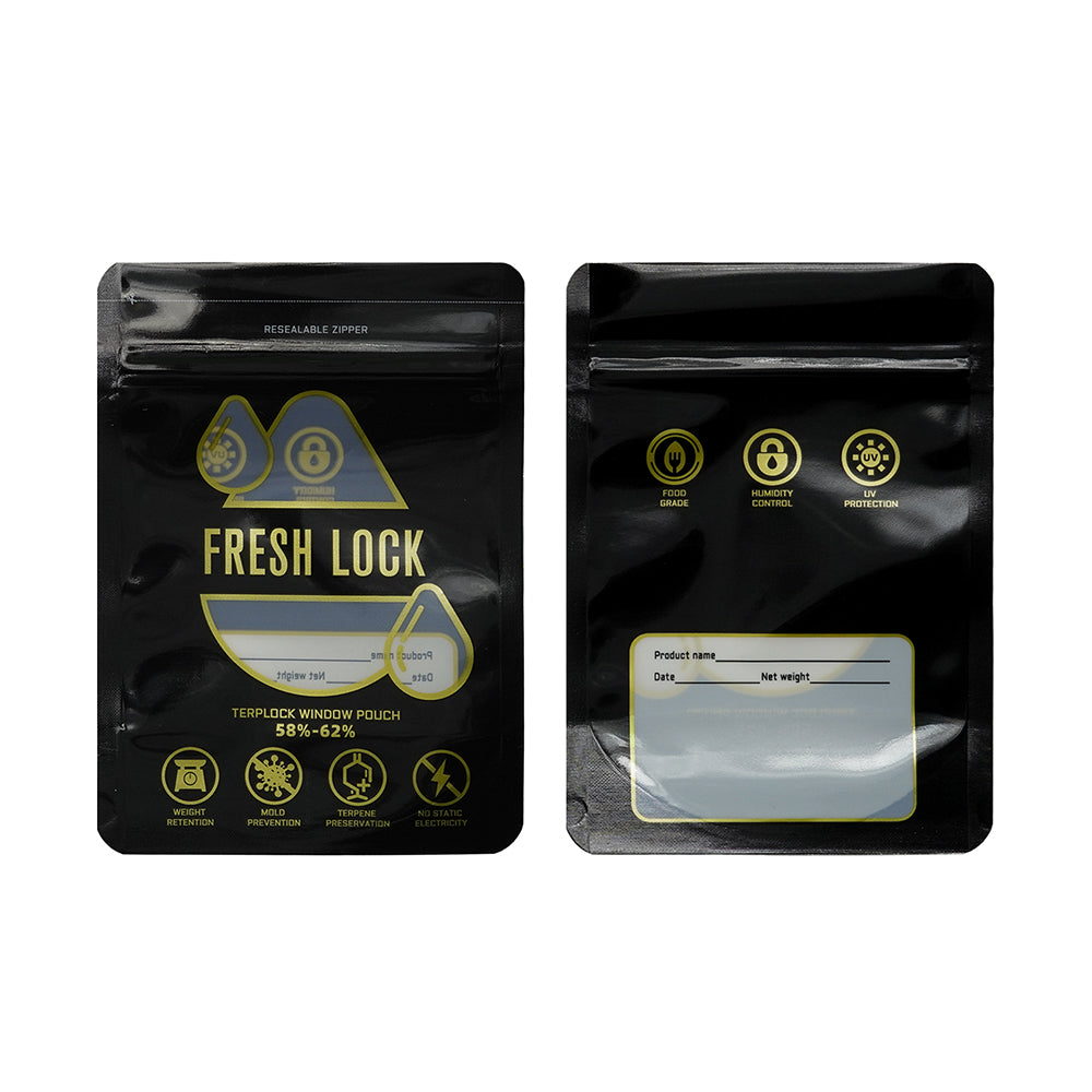 Glossy Mirror Black with Clear Window Curing Smell Proof