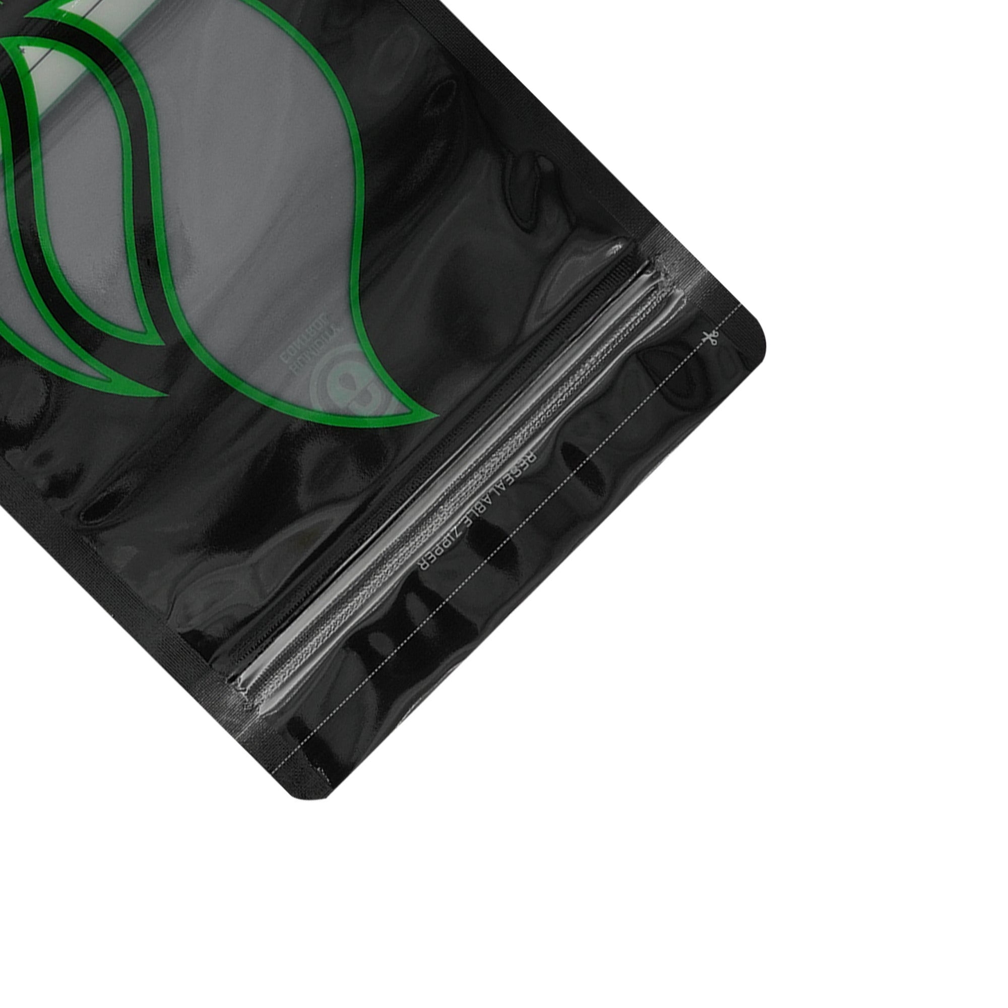 Glossy Mirror Black with Clear Window Curing Smell Proof Glossy Mirror Black with Clear Window Curing Smell Proof