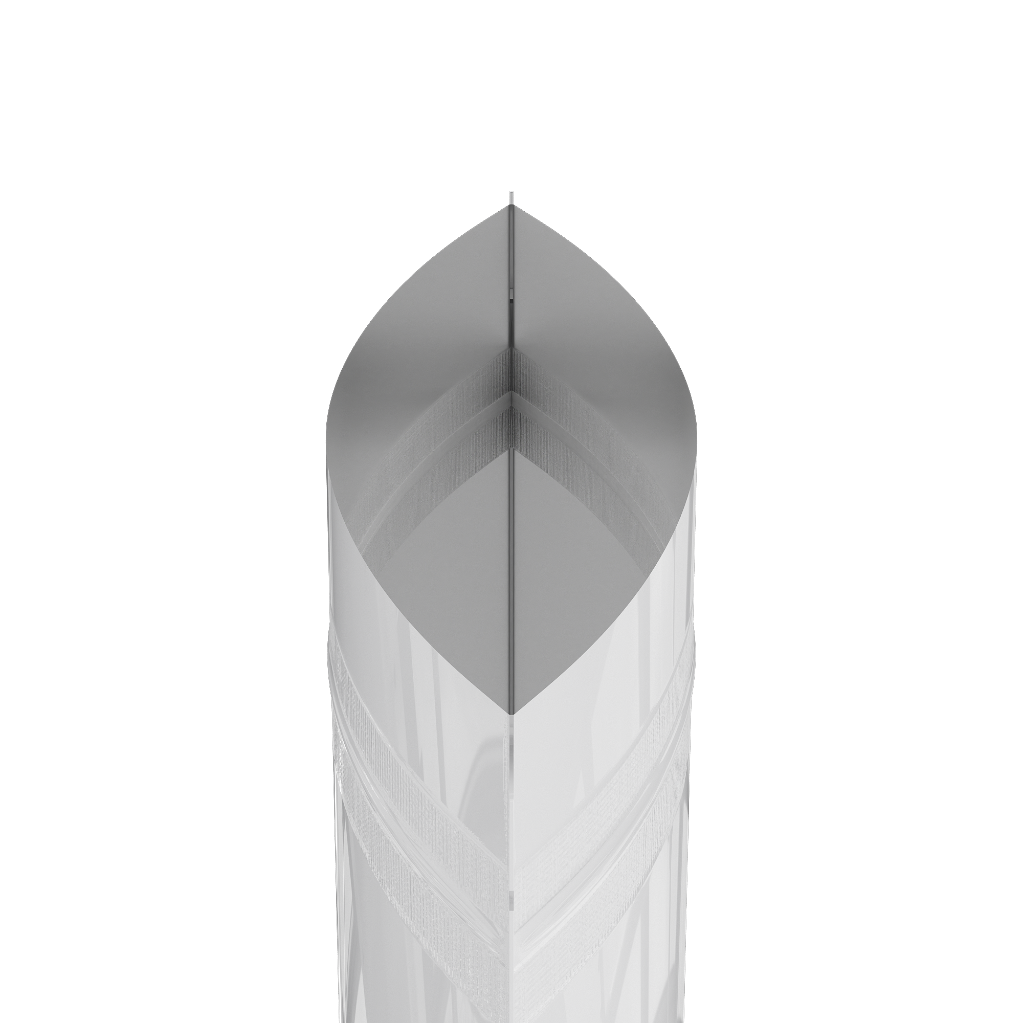 Glossy Purity White Round Window Plastic and Mylar Stand Glossy Purity White Round Window Plastic and Mylar Stand