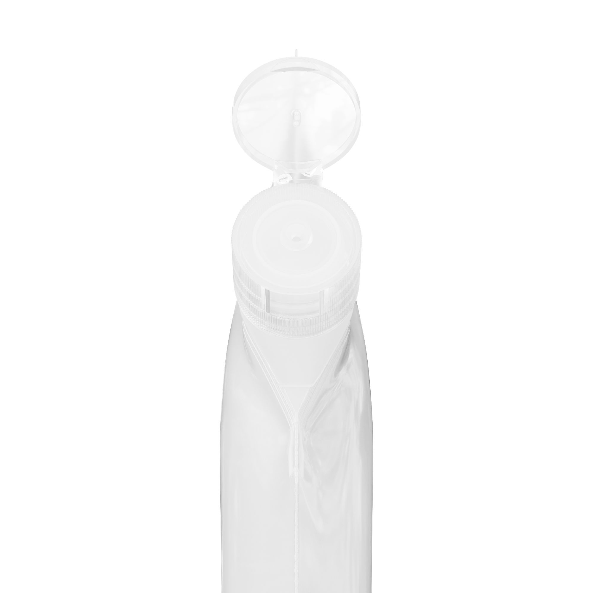 Glossy Quartz Clear Stand Pouch with Corner Wide Mouth Flip Glossy Quartz Clear Stand Pouch with Corner Wide Mouth Flip