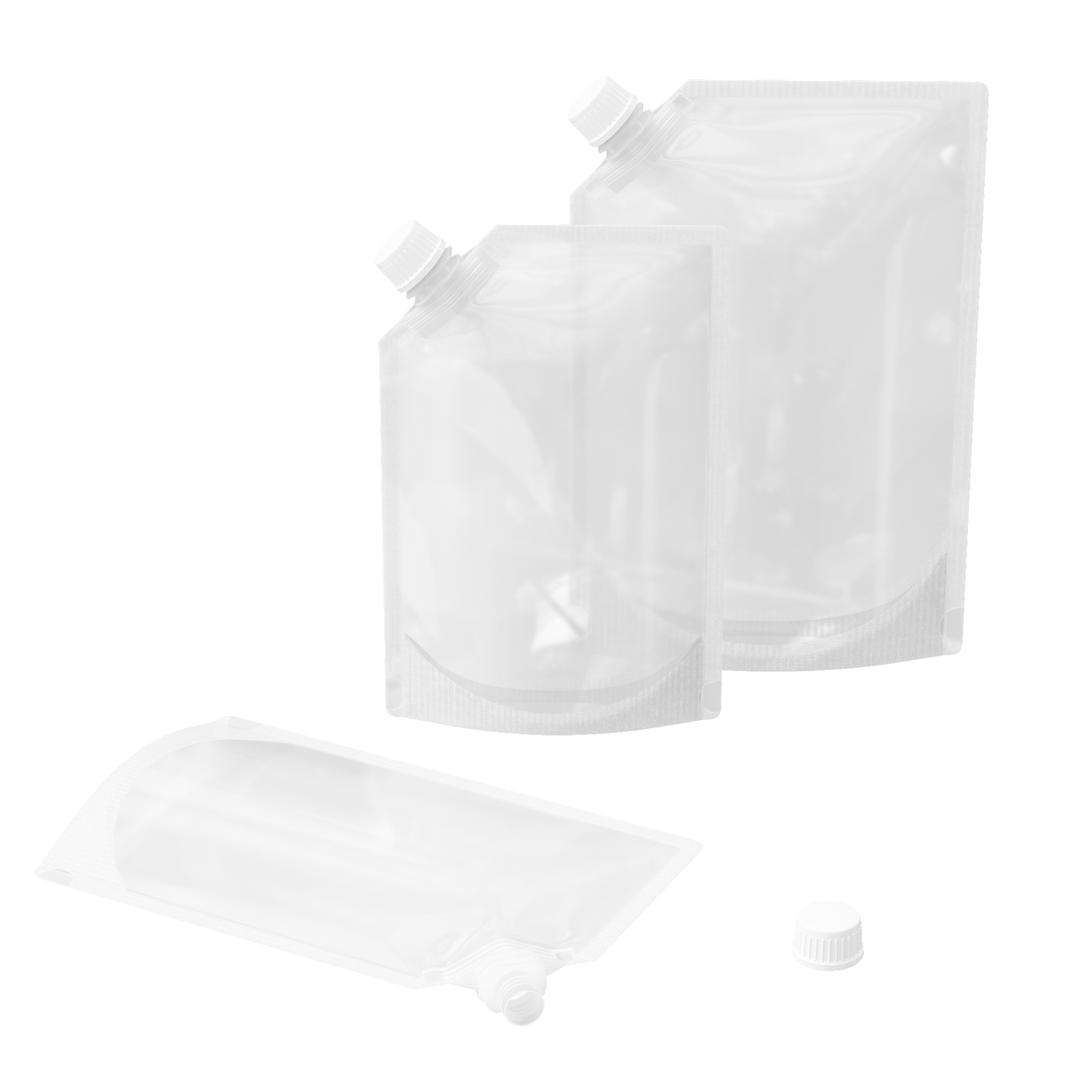 Glossy Quartz Clear Stand Pouch with Corner Wide Mouth Twist Glossy Quartz Clear Stand Pouch with Corner Wide Mouth Twist