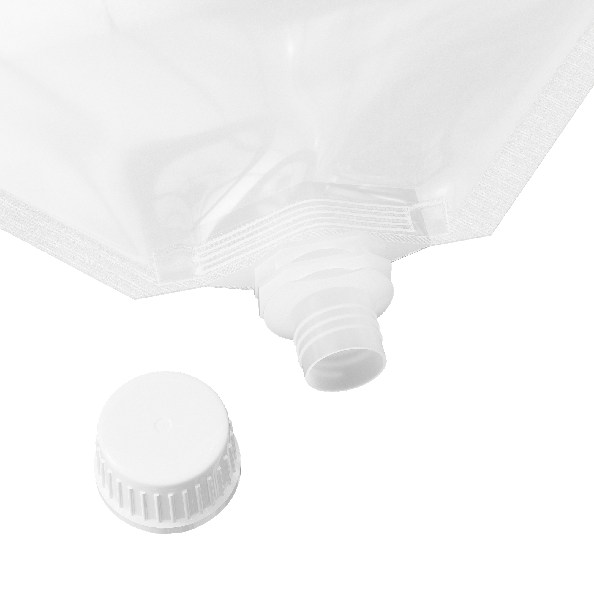 Glossy Quartz Clear Stand Pouch with Corner Wide Mouth Twist Glossy Quartz Clear Stand Pouch with Corner Wide Mouth Twist