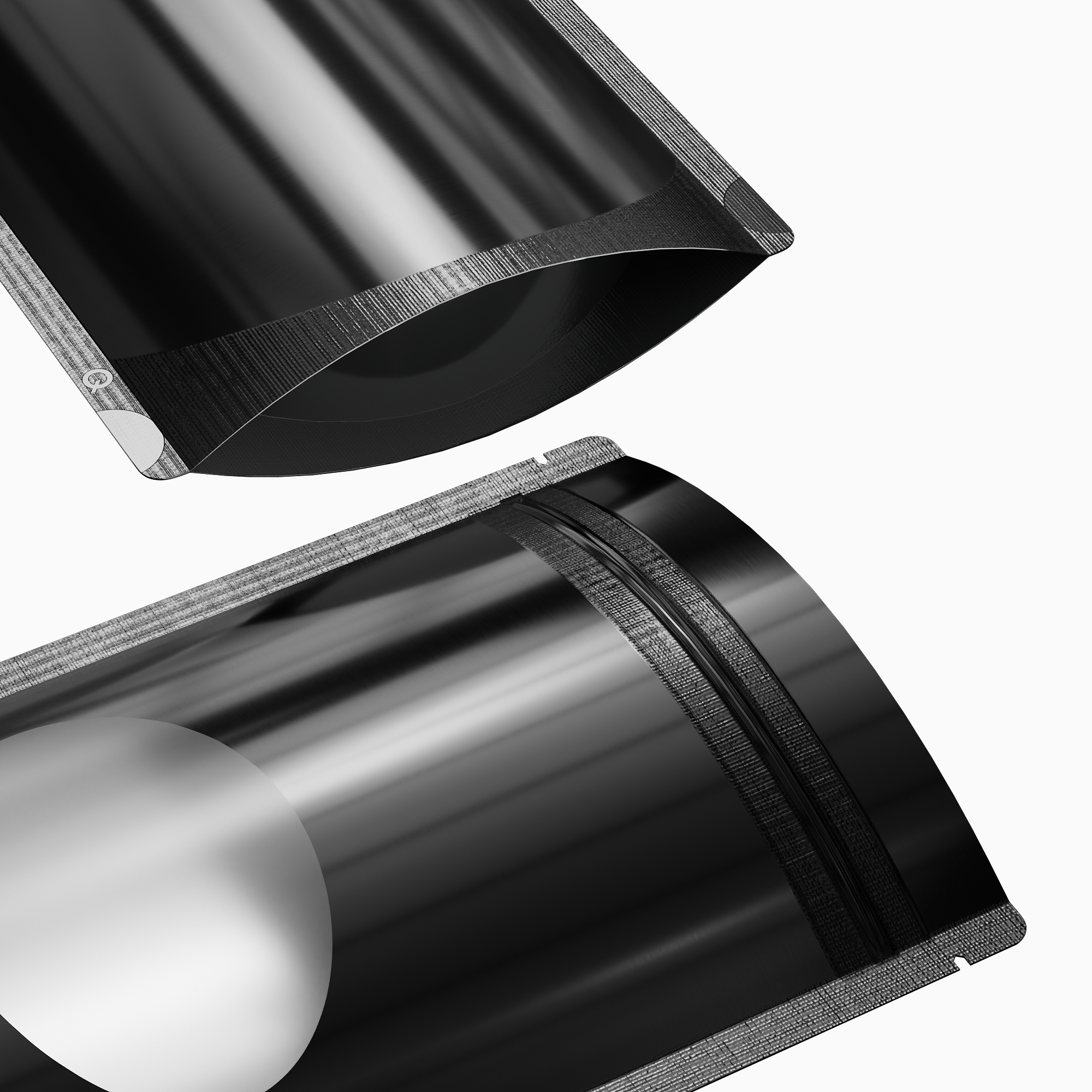 Glossy Round Window Plastic and Mylar Stand Strong Bags with Glossy Round Window Plastic and Mylar Stand Strong Bags with