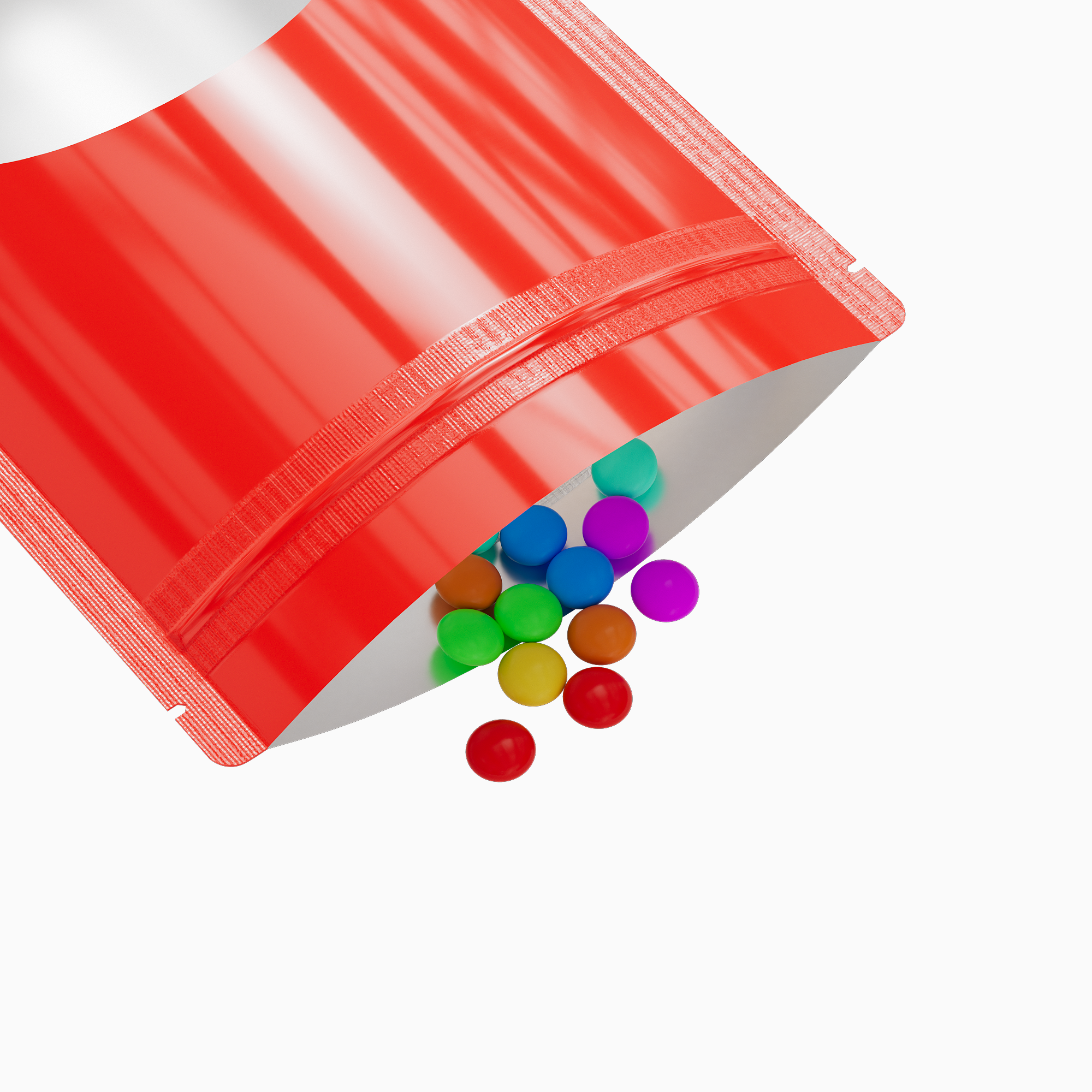 Glossy Round Window Plastic and Mylar Stand Strong Bags with Glossy Round Window Plastic and Mylar Stand Strong Bags with
