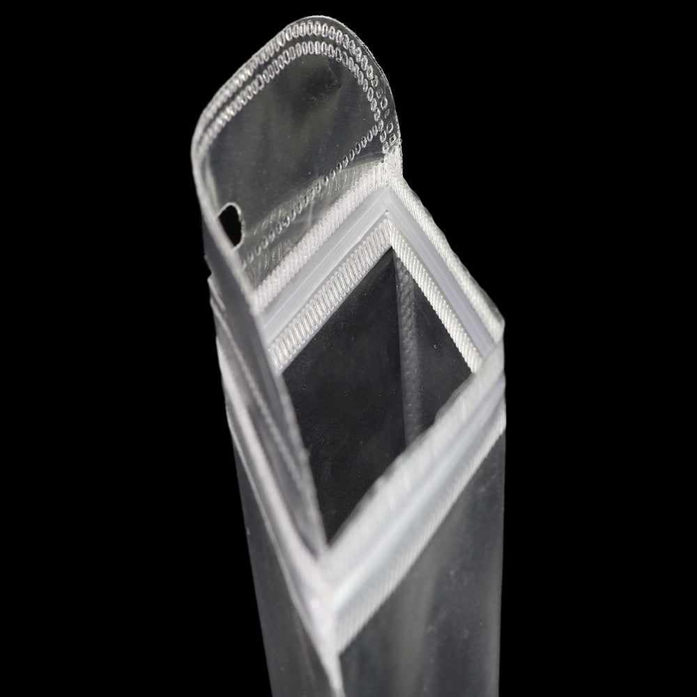 Glossy Transparent Poly Plastic Flat Zipper Seal Bags with Glossy Transparent Poly Plastic Flat Zipper Seal Bags with