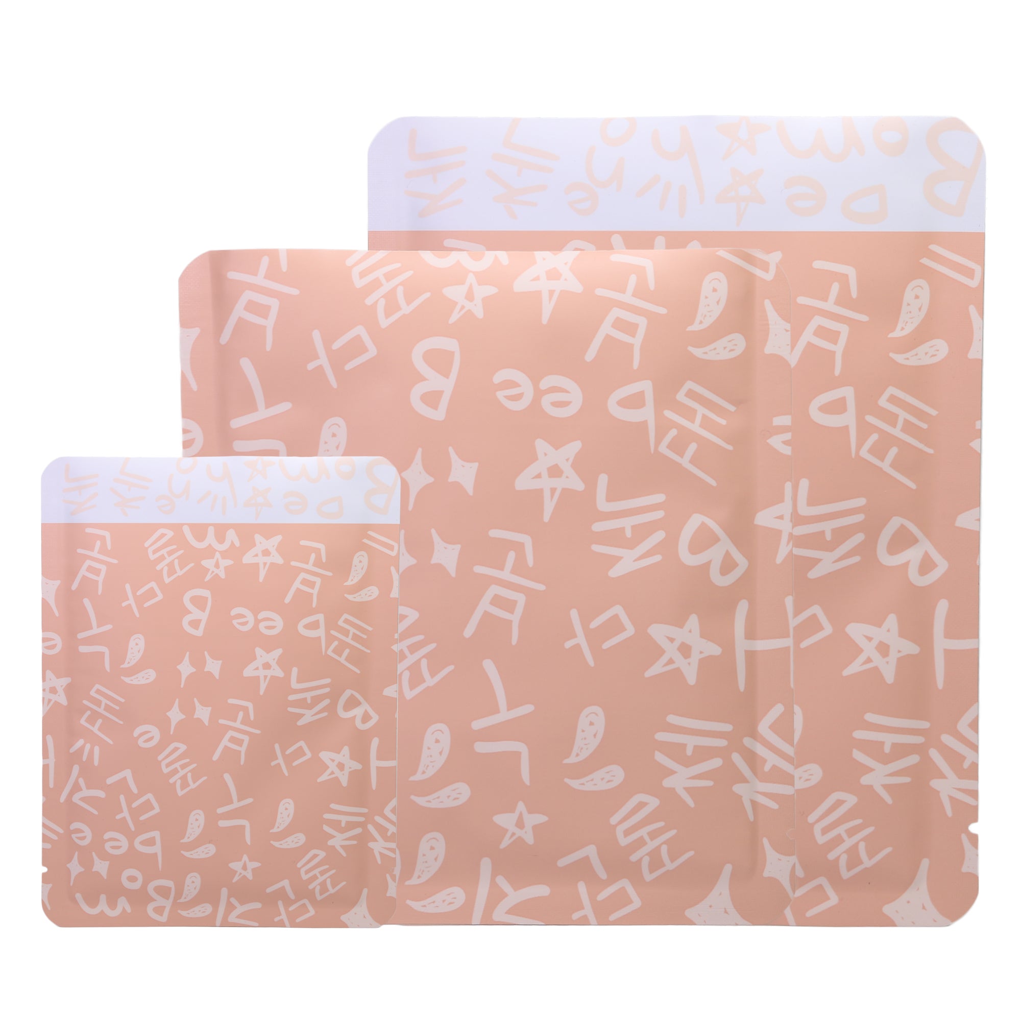 Graffiti Letters Design Aluminum Open Top Bags Graffiti Letters Design Aluminum Open Top Bags