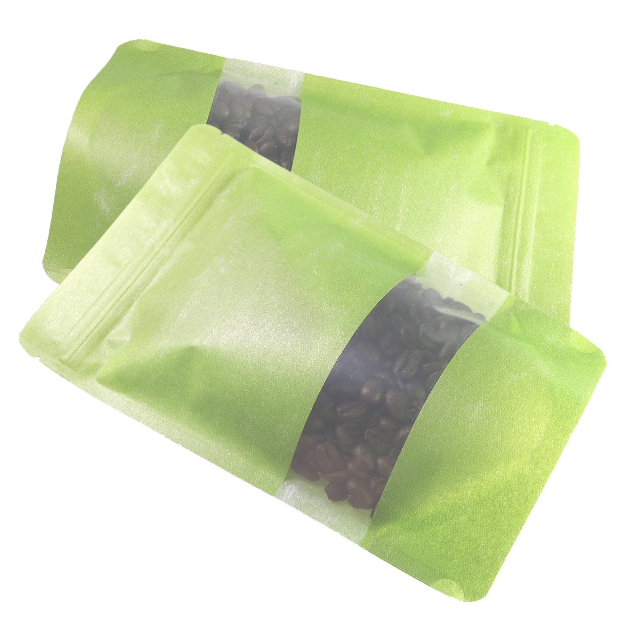 Green Double-Sided Rice Paper with Clear Window Stand Strong Green Double-Sided Rice Paper with Clear Window Stand Strong