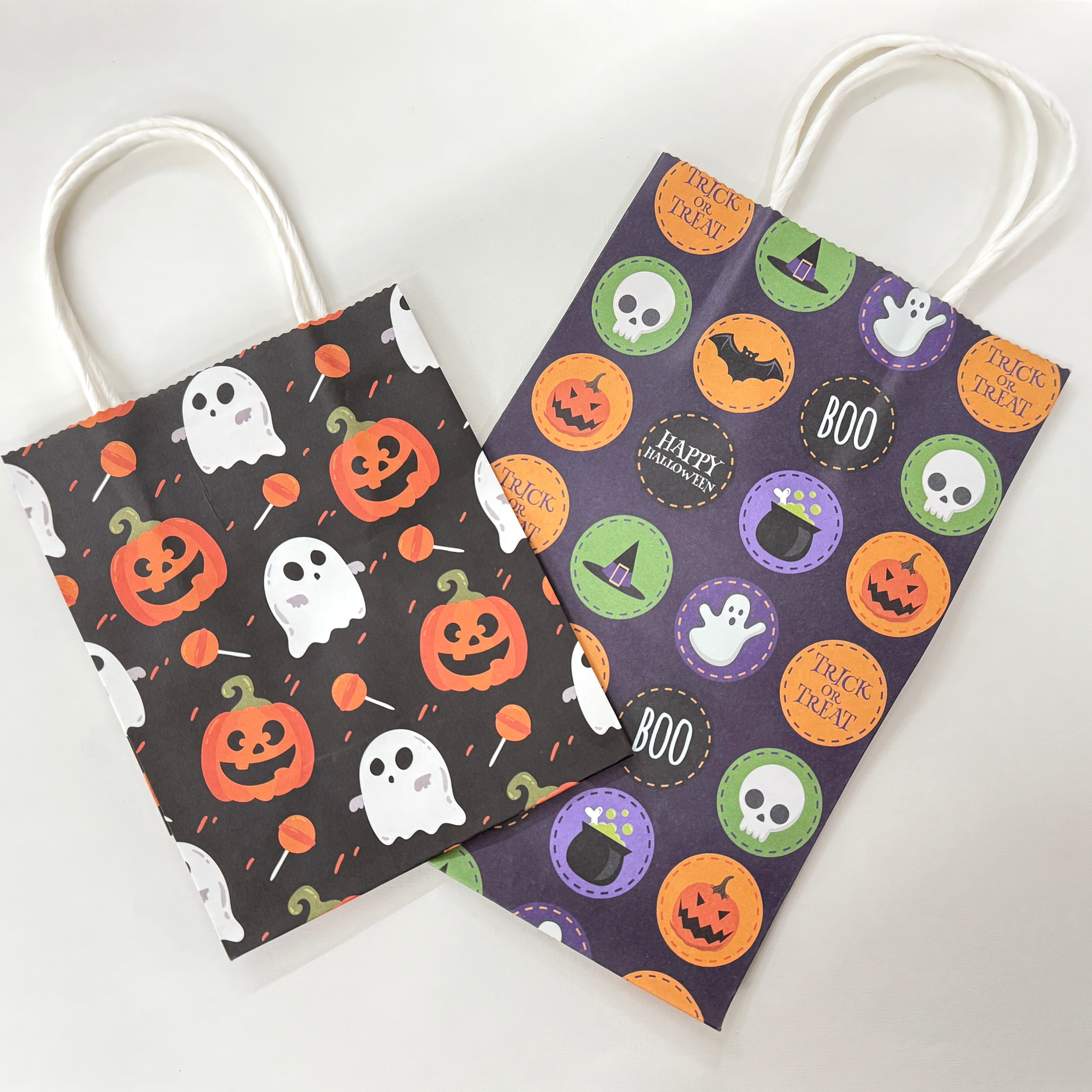 Halloween Kraft Gift Bags with Handle Halloween Kraft Gift Bags with Handle