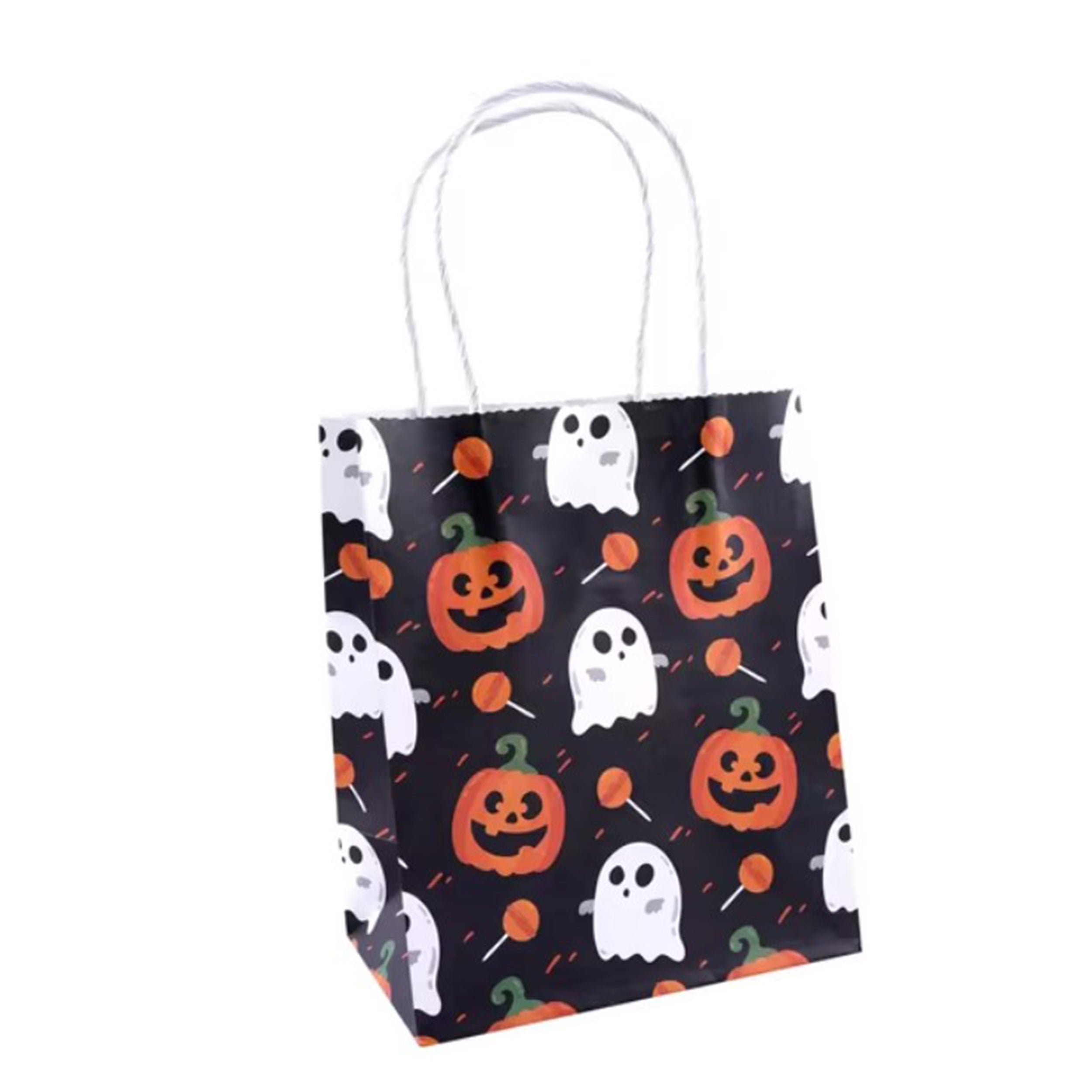 Halloween Kraft Gift Bags with Handle Halloween Kraft Gift Bags with Handle