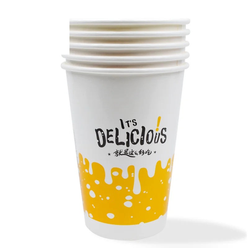 High-End Custom Eco-Friendly Disposable Drink Cups with Lids High-End Custom Eco-Friendly Disposable Drink Cups with Lids