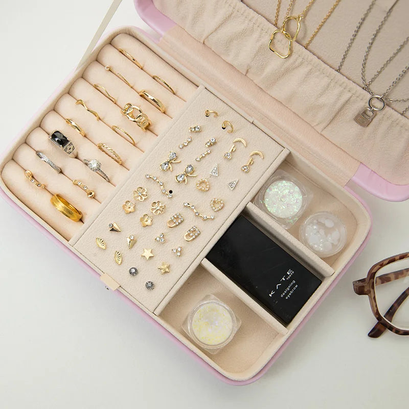 High-end Customized Logo Luxury Multilayer Jewelry Box High-end Customized Logo Luxury Multilayer Jewelry Box
