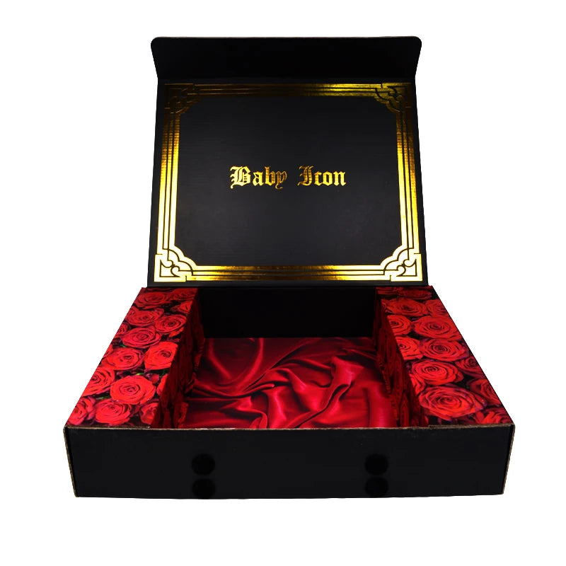 High-end Luxury Customized CMYK Printing Black Color