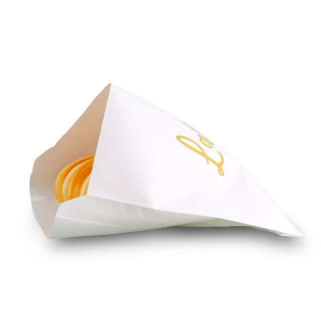 Customized Logo Printed Grease Proof Paper Bag