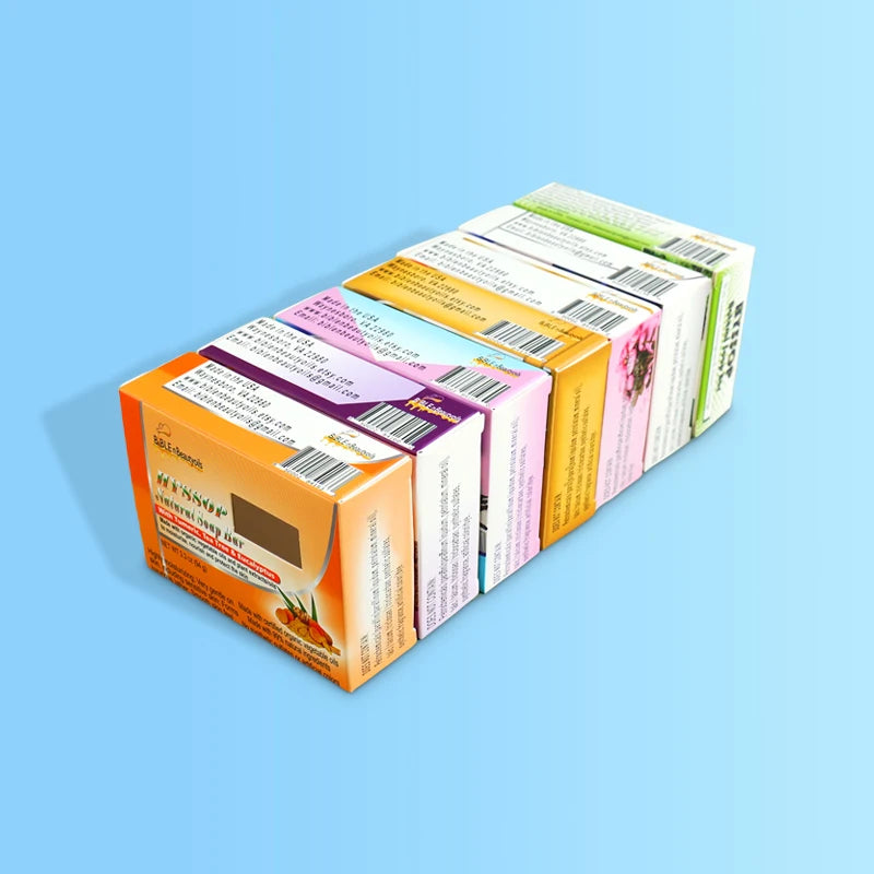 Customized Logo Tuck End Soap Box Art Paper Box