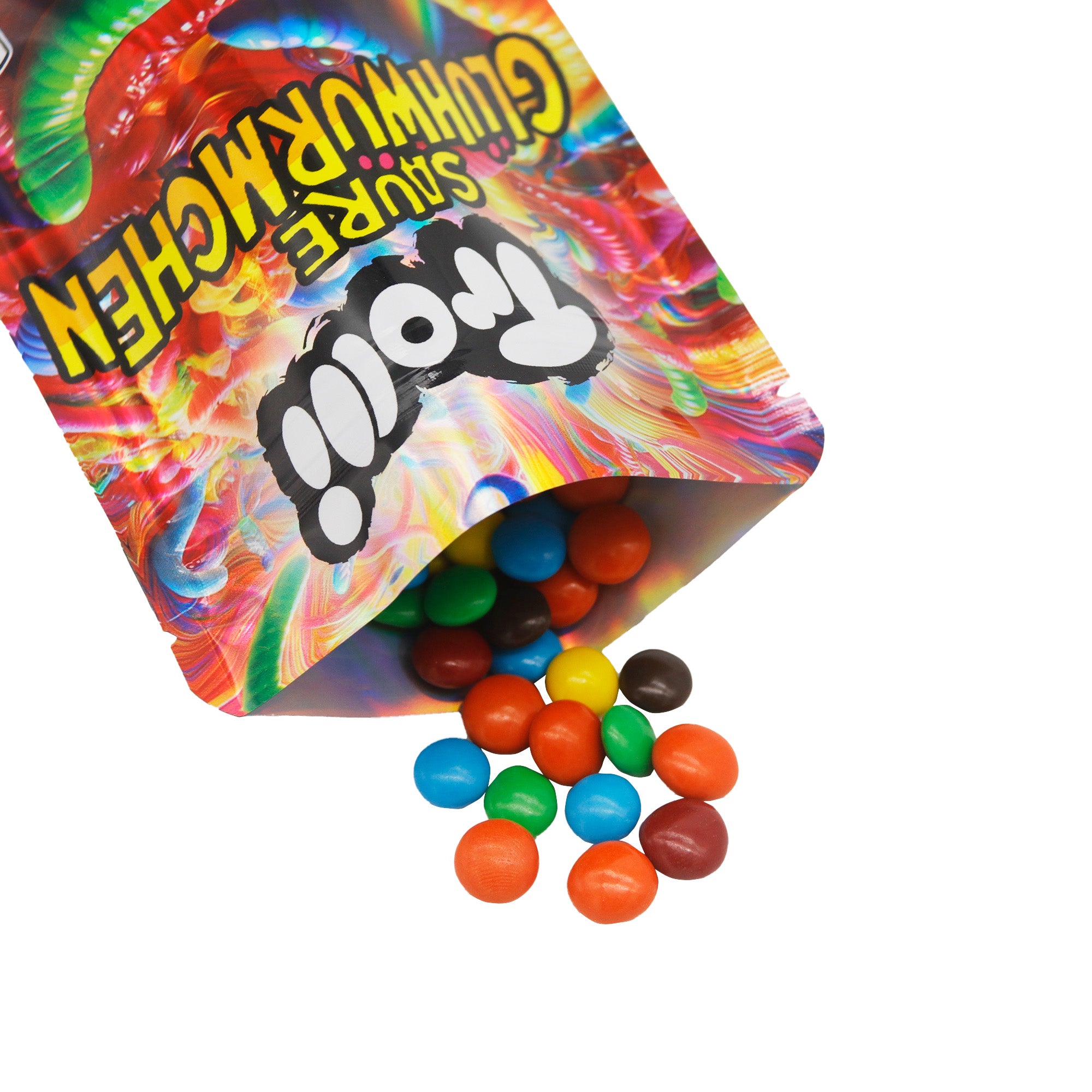Holographic Candies Designed Smell Proof Metallized Foil Holographic Candies Designed Smell Proof Metallized Foil