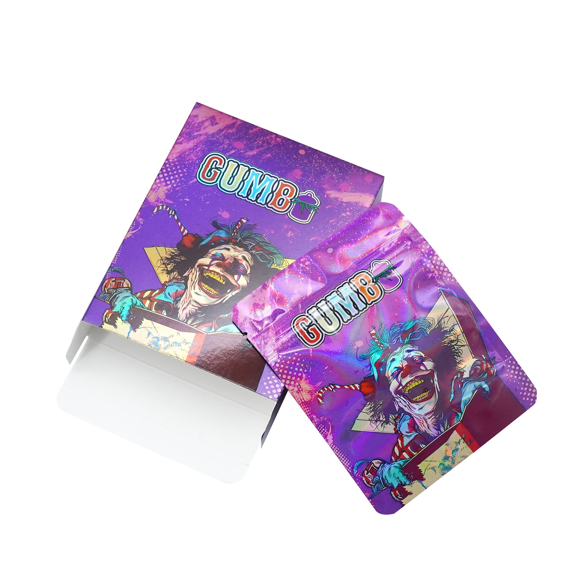Holographic Clown Smell Proof Metallized Foil Stand Strong Holographic Clown Smell Proof Metallized Foil Stand Strong
