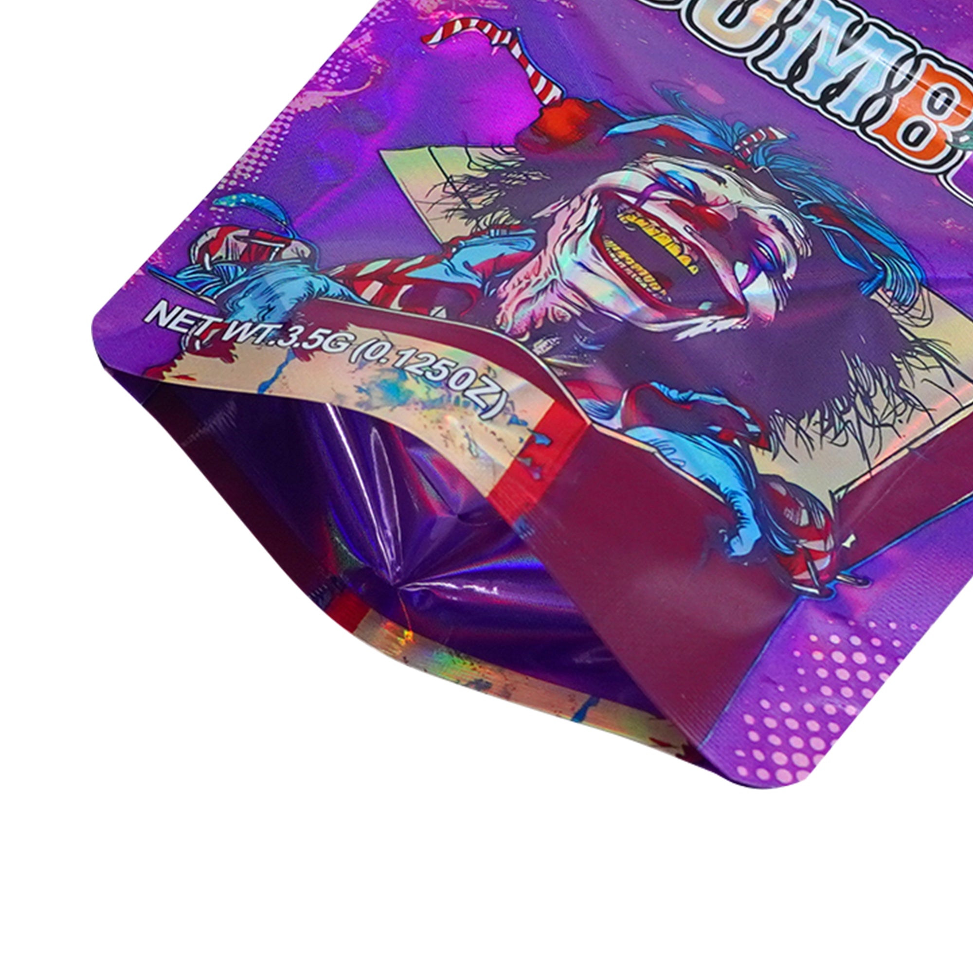 Holographic Clown Smell Proof Metallized Foil Stand Strong Holographic Clown Smell Proof Metallized Foil Stand Strong