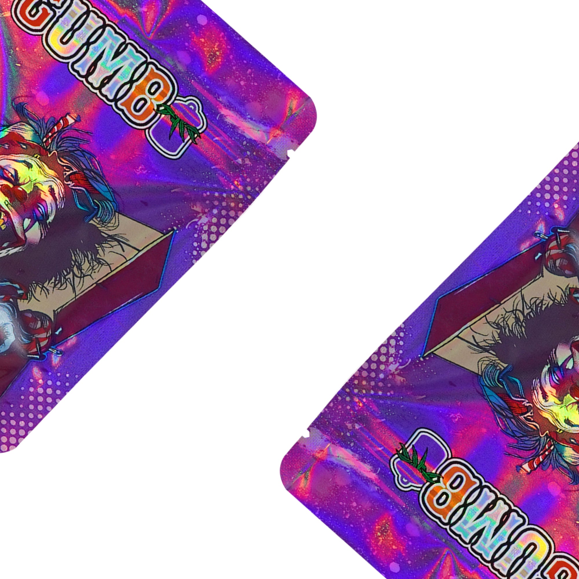 Holographic Clown Smell Proof Metallized Foil Stand Strong Holographic Clown Smell Proof Metallized Foil Stand Strong