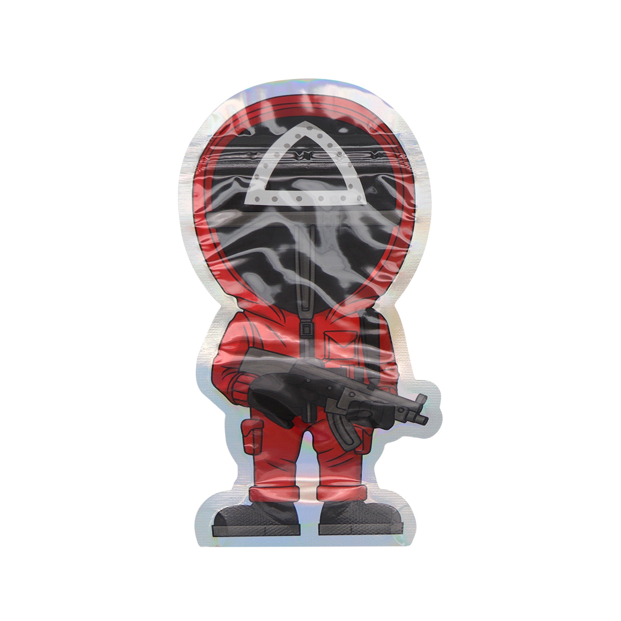 Holographic Die Cut Pink Guard Smell Proof Metallized Foil Holographic Die Cut Pink Guard Smell Proof Metallized Foil