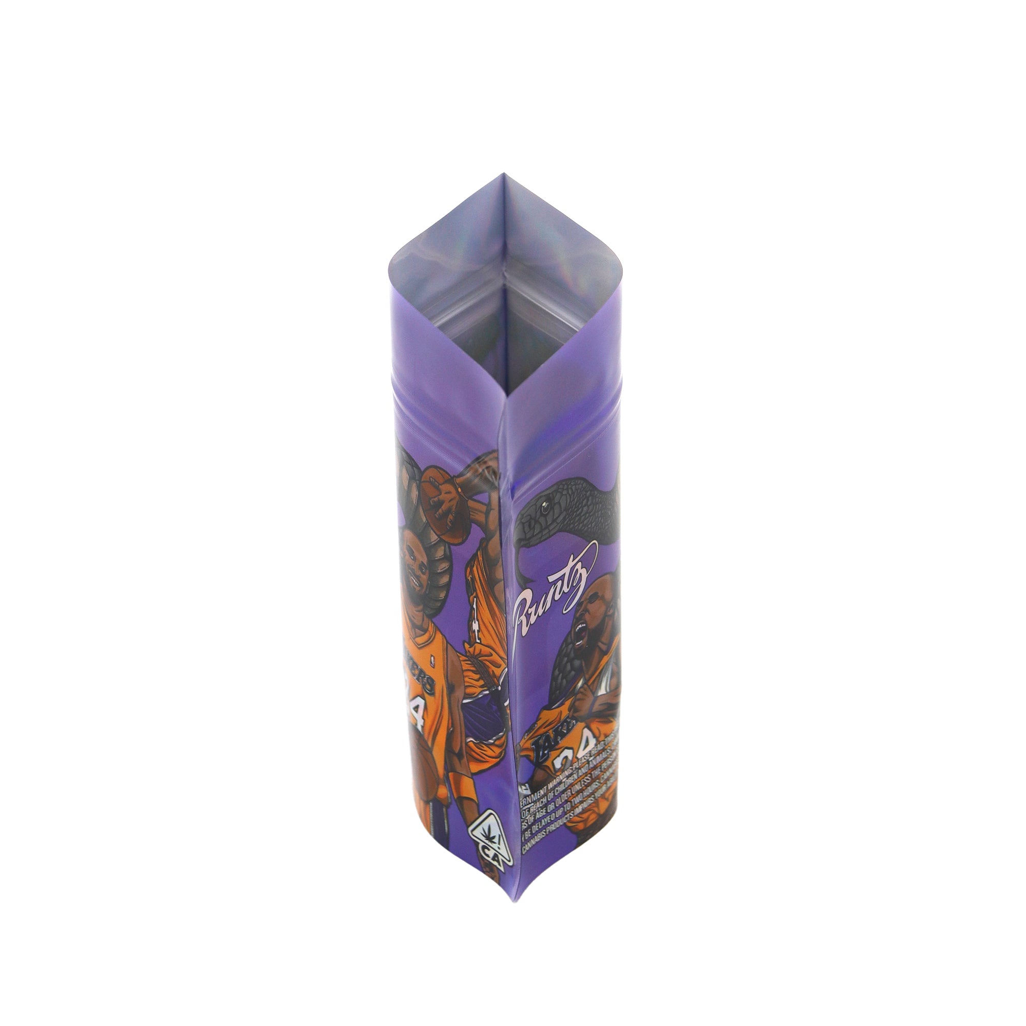 Holographic LA Team Smell Proof Metallized Foil Stand Strong Holographic LA Team Smell Proof Metallized Foil Stand Strong