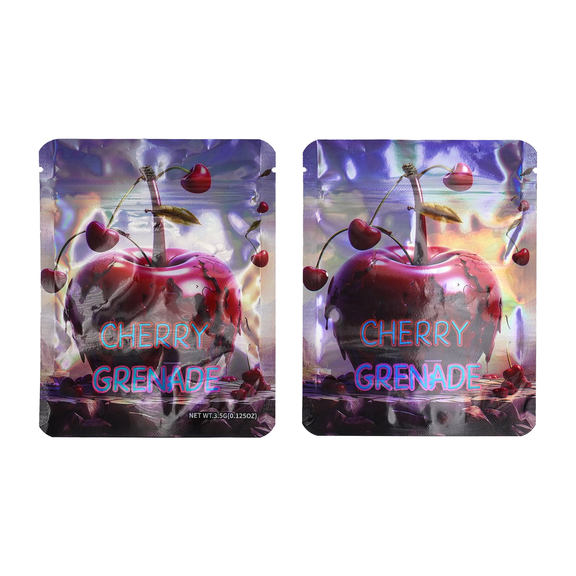 Holographic Liberty Flower Smell Proof Metallized Foil Stand Holographic Liberty Flower Smell Proof Metallized Foil Stand