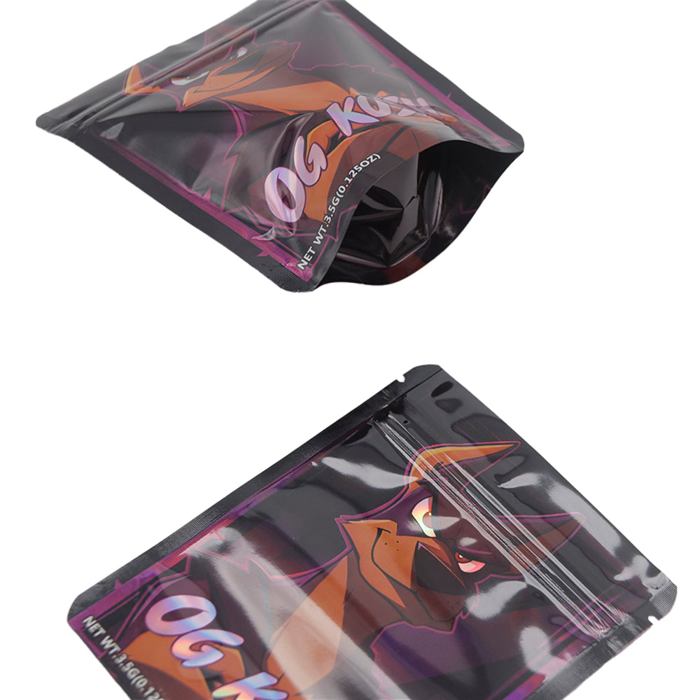 Holographic OG Animation Character Smell Proof Metallized Holographic OG Animation Character Smell Proof Metallized