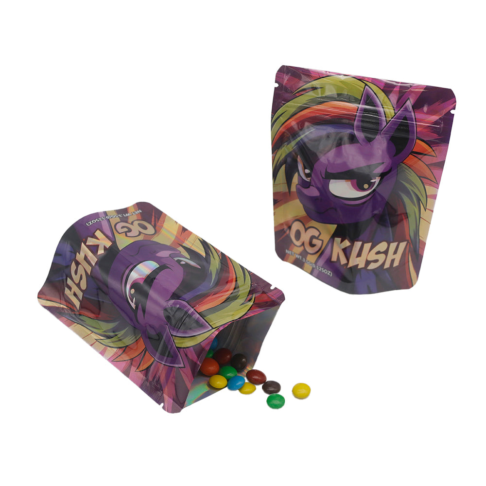 Holographic OG Animation Character Smell Proof Metallized Holographic OG Animation Character Smell Proof Metallized
