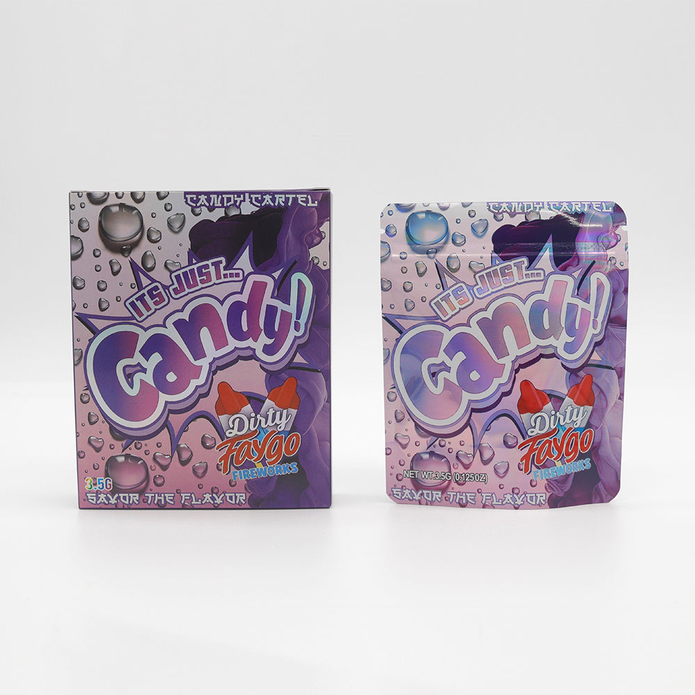 Holographic Popsicle Smell Proof Metallized Foil Stand Holographic Popsicle Smell Proof Metallized Foil Stand