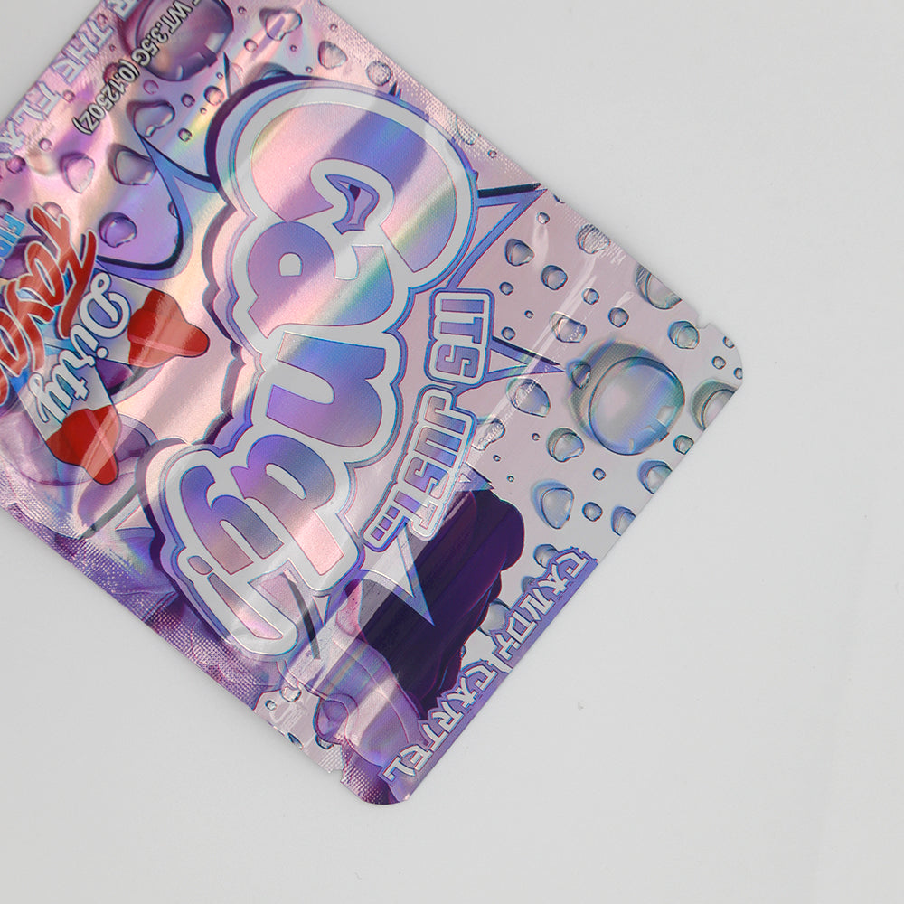 Holographic Popsicle Smell Proof Metallized Foil Stand Holographic Popsicle Smell Proof Metallized Foil Stand