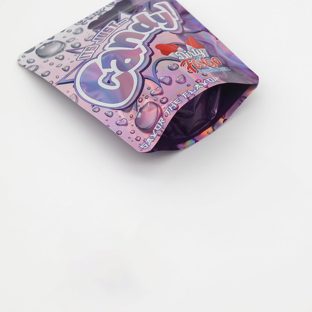 Holographic Popsicle Smell Proof Metallized Foil Stand Holographic Popsicle Smell Proof Metallized Foil Stand