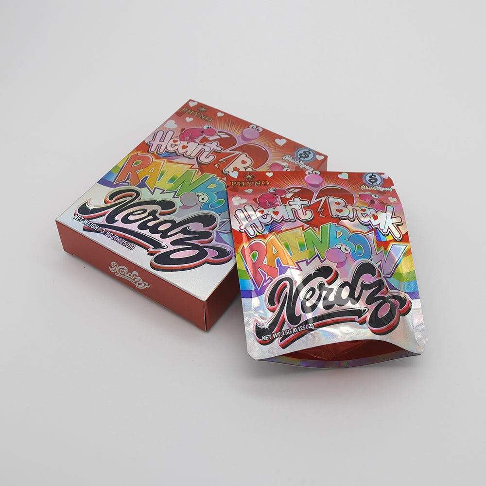 Holographic Rainbow Poppers Smell Proof Metallized Foil Holographic Rainbow Poppers Smell Proof Metallized Foil