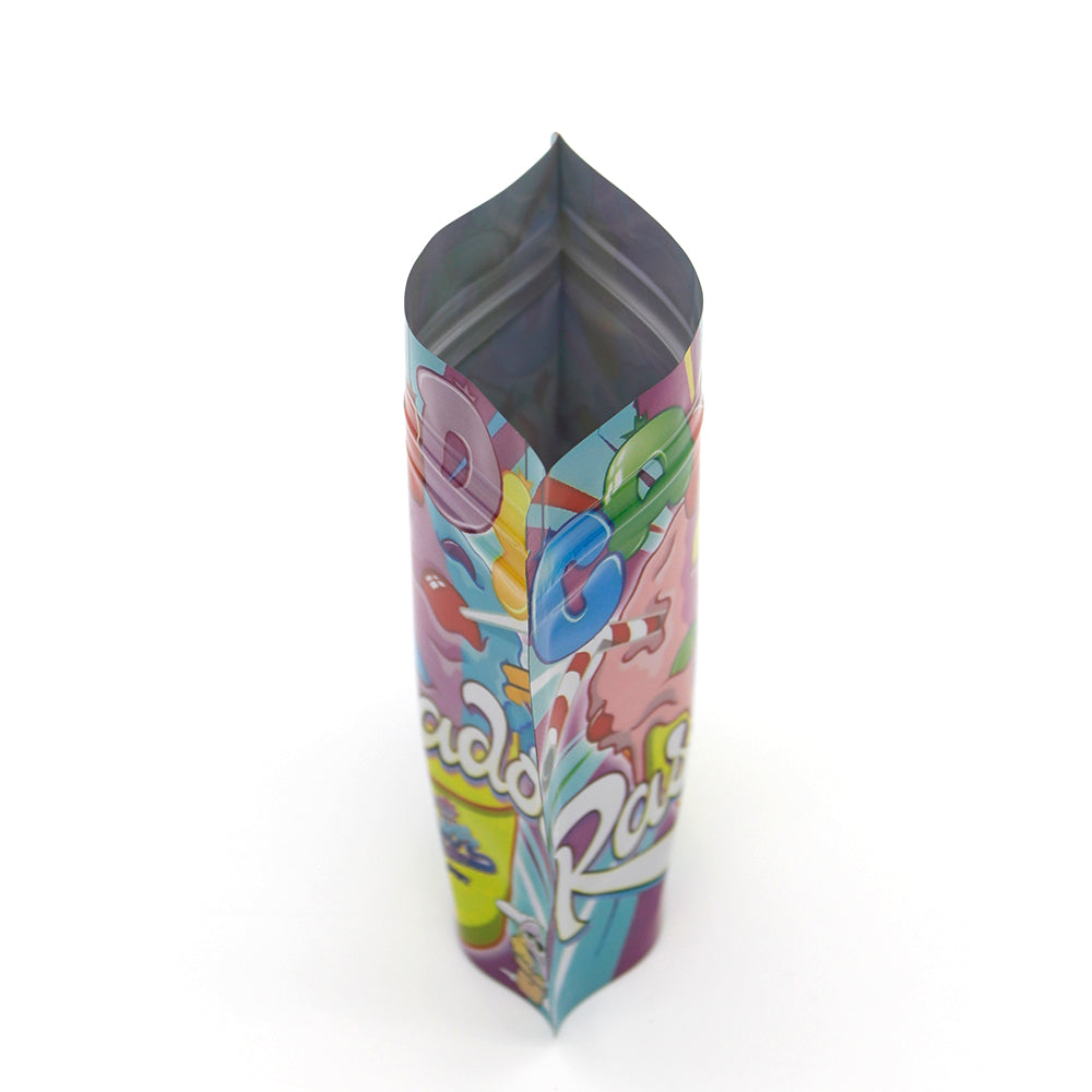 Holographic Shaved Ice Smell Proof Metallized Foil Stand Holographic Shaved Ice Smell Proof Metallized Foil Stand