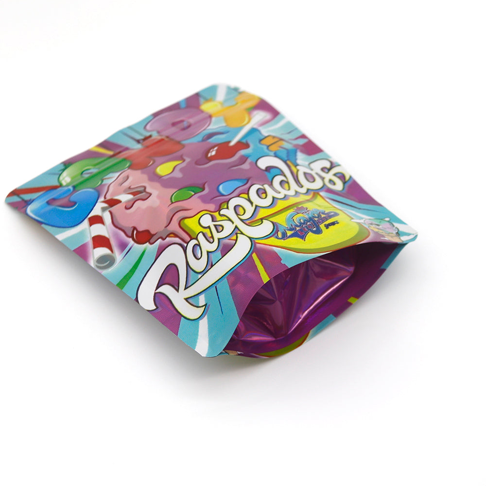 Holographic Shaved Ice Smell Proof Metallized Foil Stand Holographic Shaved Ice Smell Proof Metallized Foil Stand