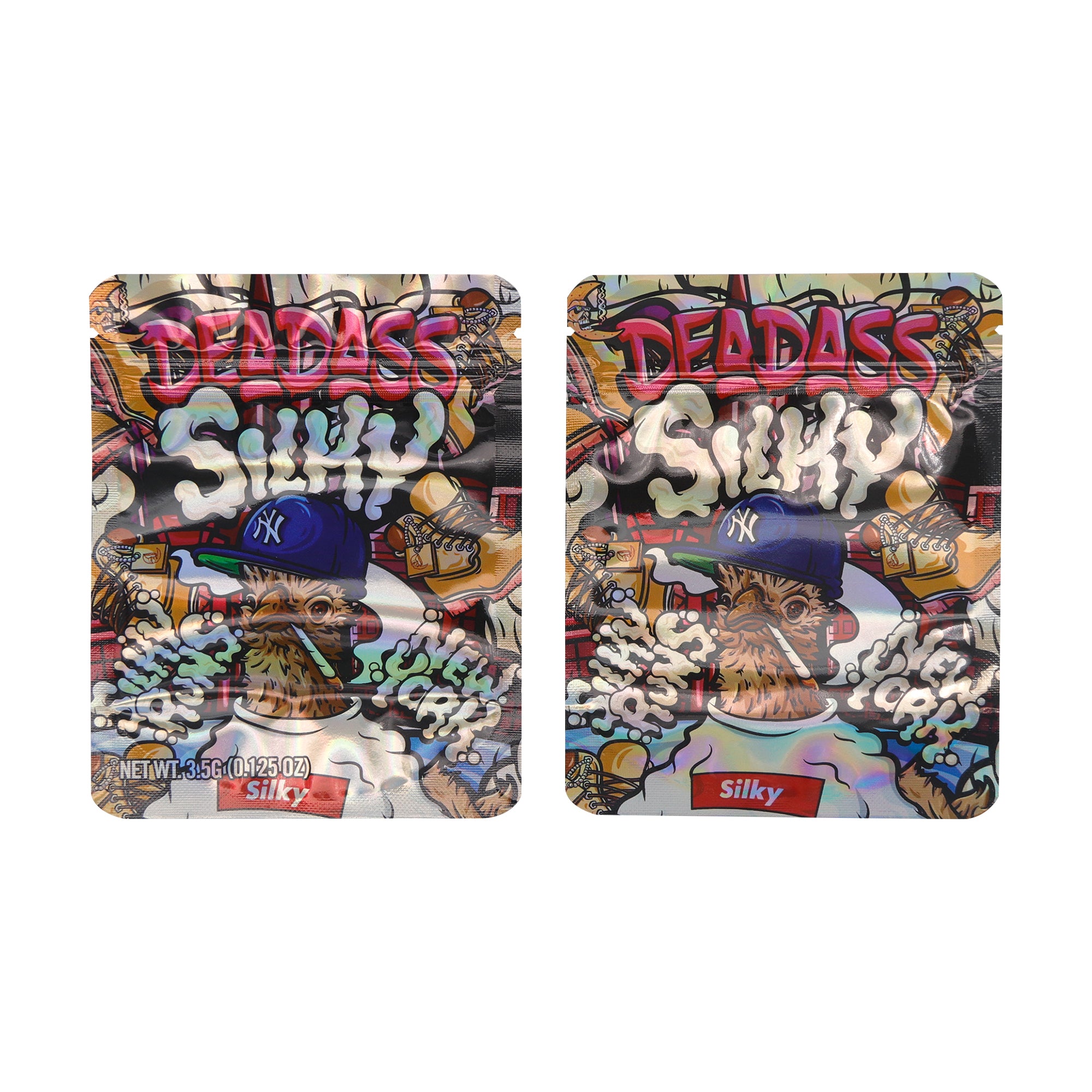 Holographic Silky Smell Proof Metallized Foil Stand Strong Holographic Silky Smell Proof Metallized Foil Stand Strong