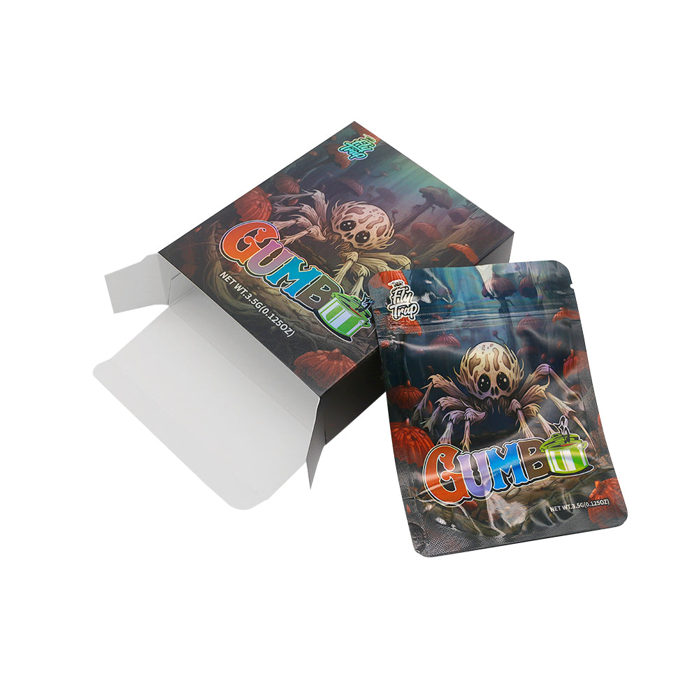 Holographic Tarantula Smell Proof Metallized Foil Stand Holographic Tarantula Smell Proof Metallized Foil Stand
