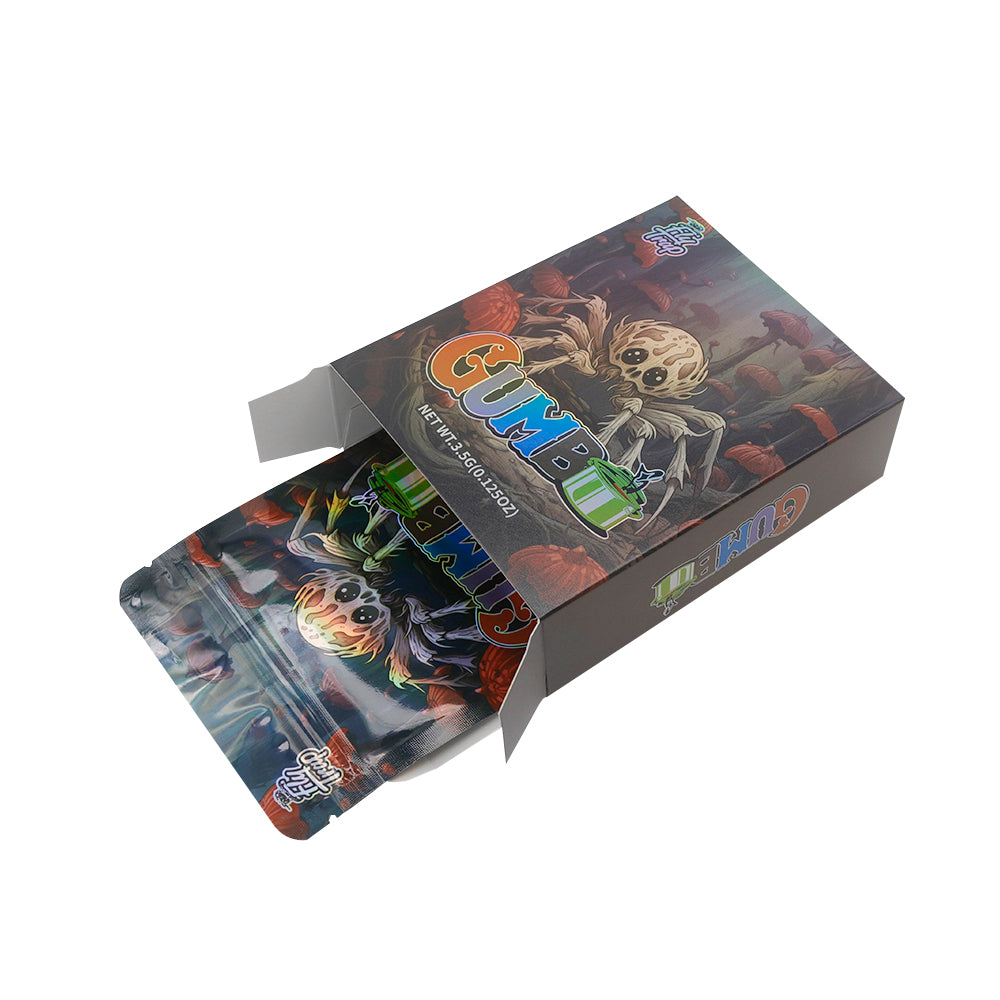 Holographic Tarantula Smell Proof Metallized Foil Stand Holographic Tarantula Smell Proof Metallized Foil Stand