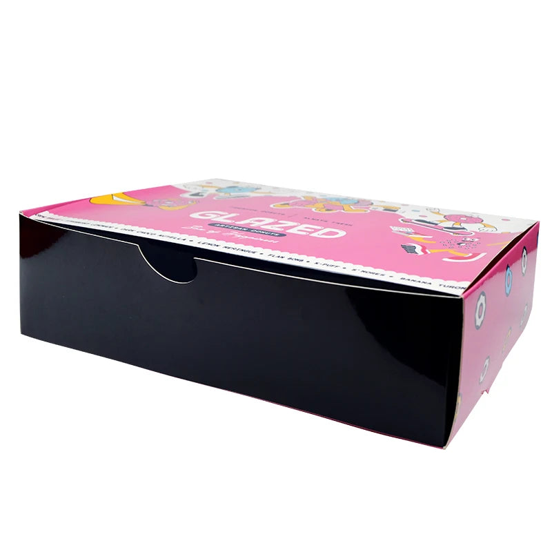 Custom Logo Food Grade Art Paper Donut Box Cake Cookie Box Custom Logo Food Grade Art Paper Donut Box Cake Cookie Box