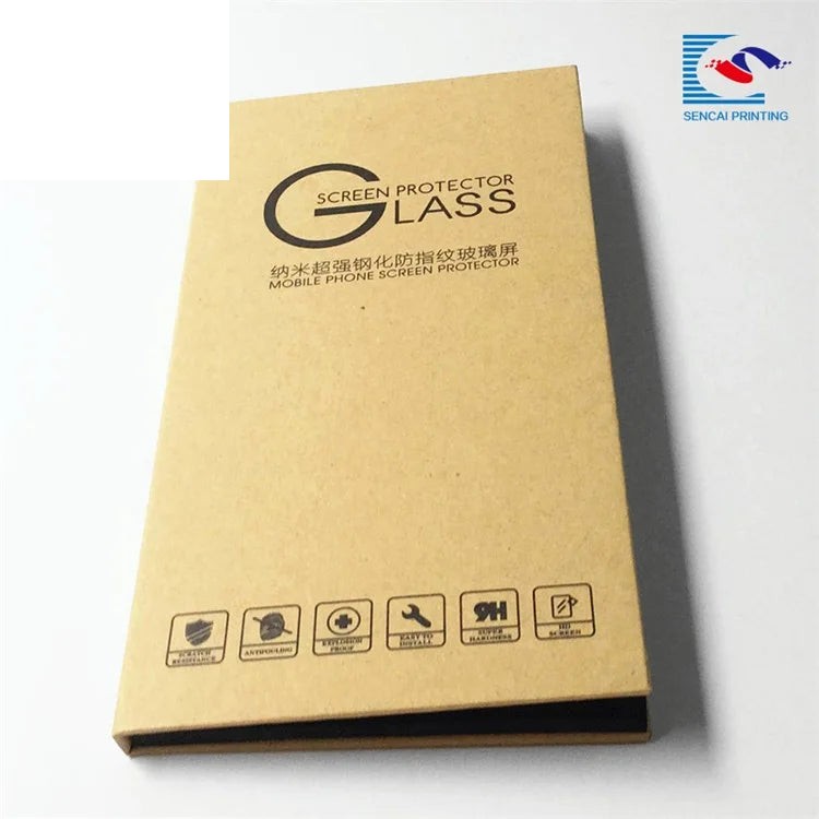 Custom logo Screen Protector Book Shape Paper Packaging Box Custom logo Screen Protector Book Shape Paper Packaging Box