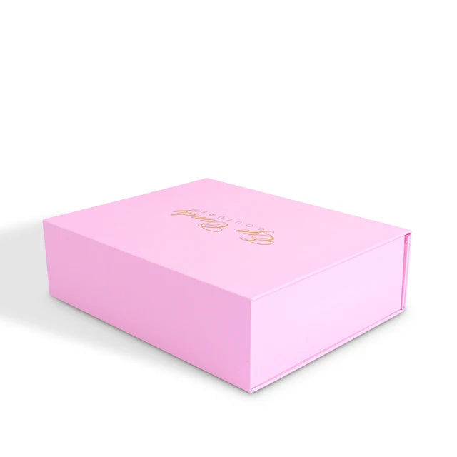 Pink Customized Size Uv Coating Logo Foldable Magnetic Boxes Pink Customized Size Uv Coating Logo Foldable Magnetic Boxes