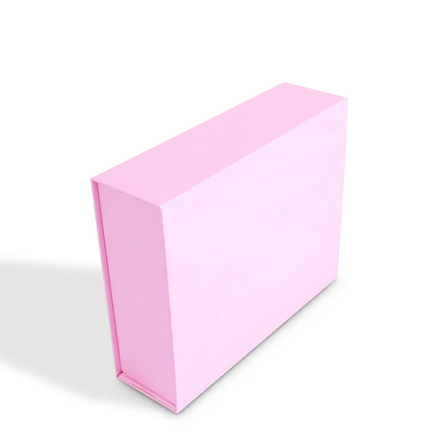 Pink Customized Size Uv Coating Logo Foldable Magnetic Boxes Pink Customized Size Uv Coating Logo Foldable Magnetic Boxes