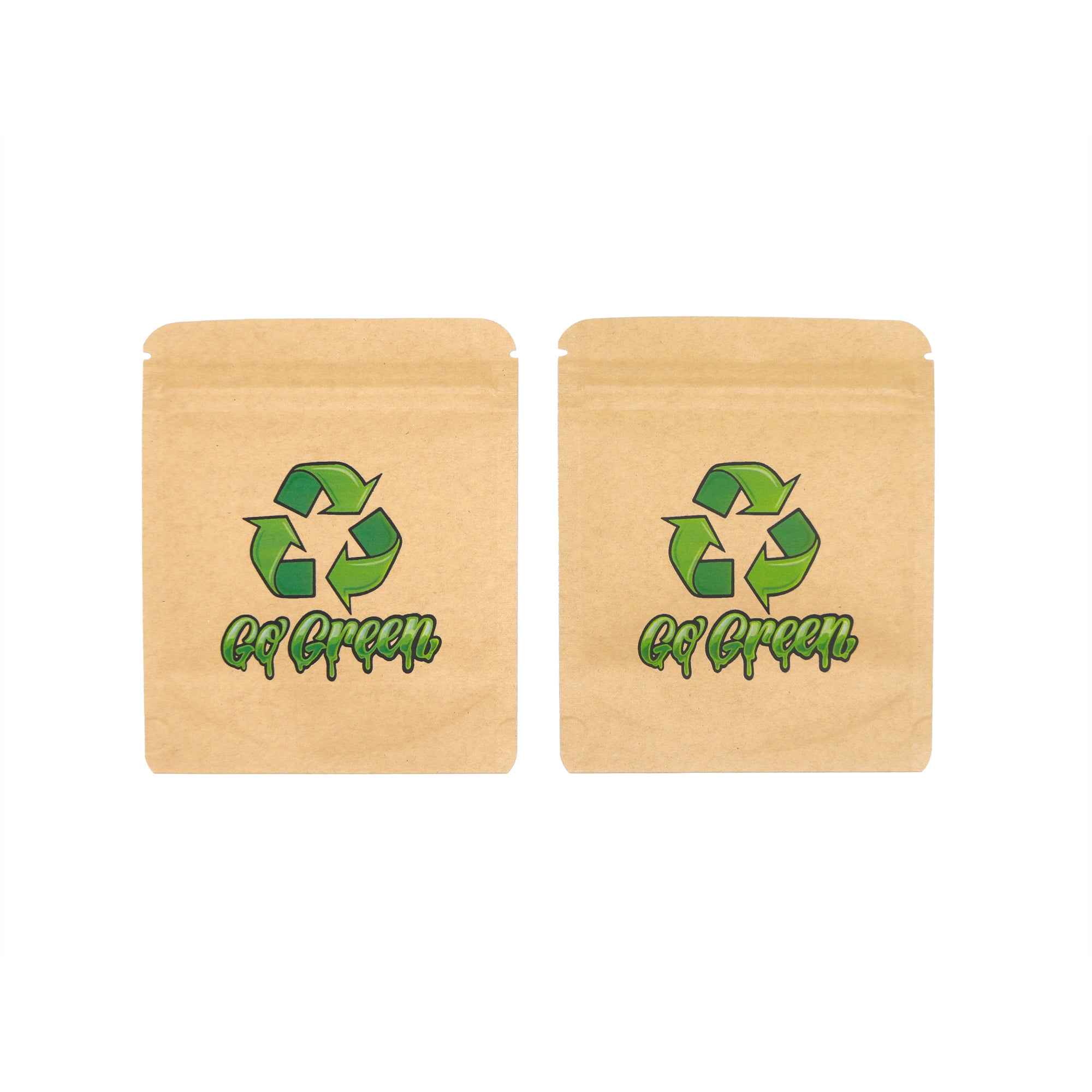 Krafty Brown Green Smell Proof Metallic Foil Stand Strong Krafty Brown Green Smell Proof Metallic Foil Stand Strong