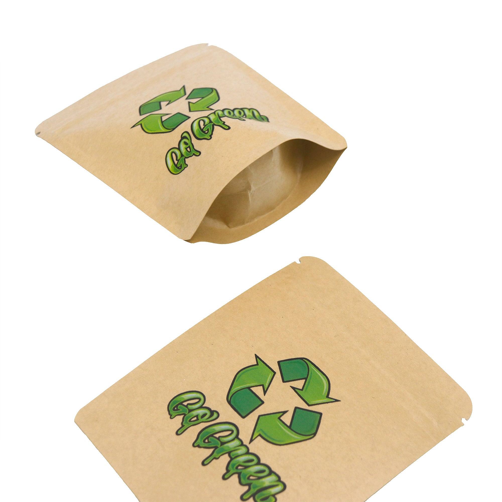 Krafty Brown Green Smell Proof Metallic Foil Stand Strong Krafty Brown Green Smell Proof Metallic Foil Stand Strong