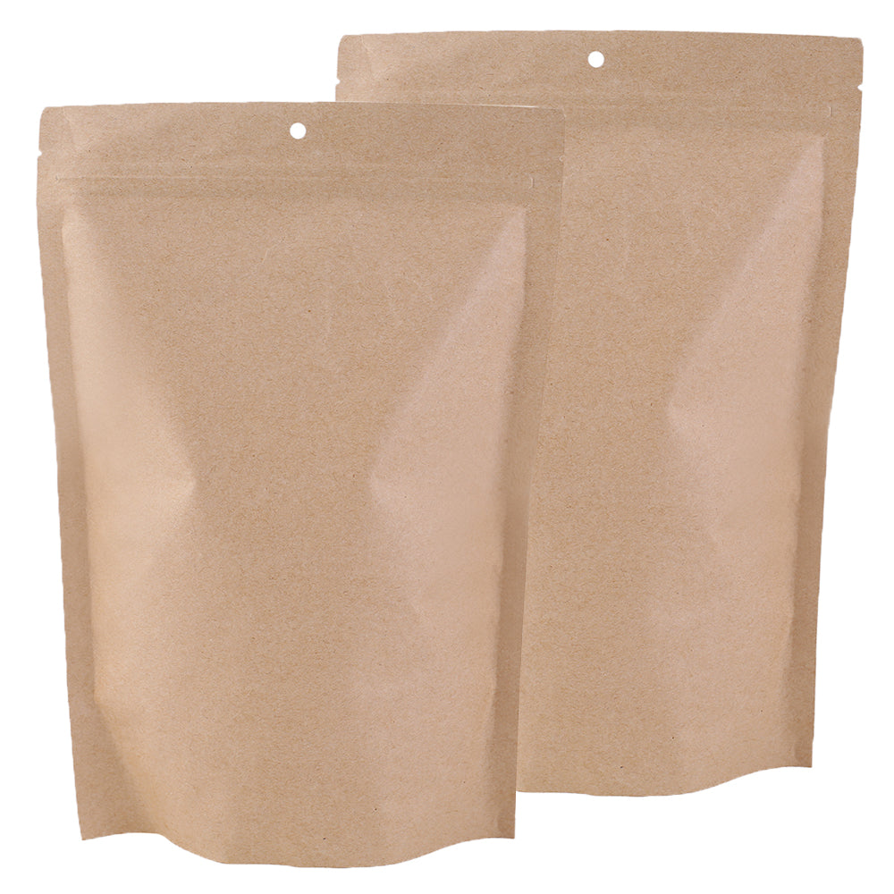 Krafty Brown with Inner Metallic Foil Stand Strong Bags with Krafty Brown with Inner Metallic Foil Stand Strong Bags with