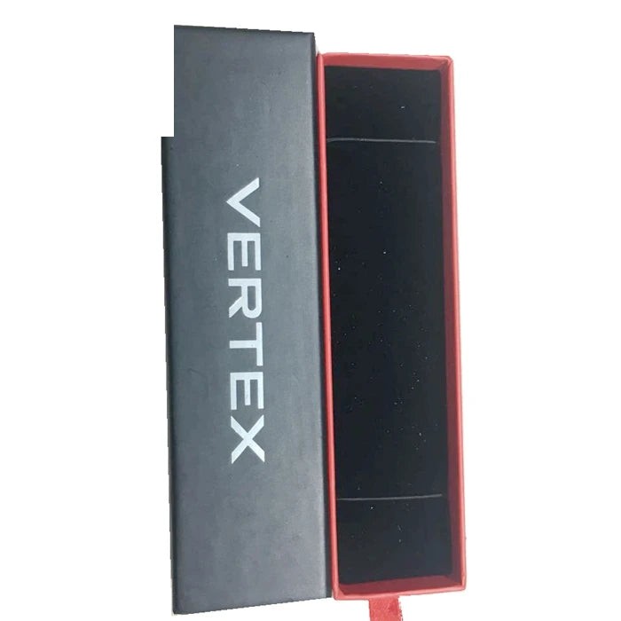 Luxury Cardboard Black Drawer Watch Strap Packaging Box with