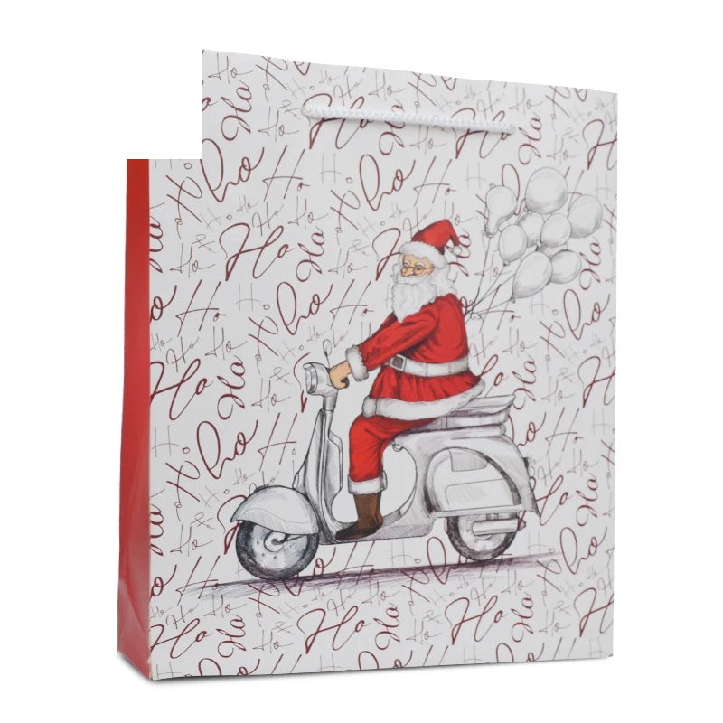 Luxury Custom White Art Paper Gift Bag with Ribbon Cotton Luxury Custom White Art Paper Gift Bag with Ribbon Cotton
